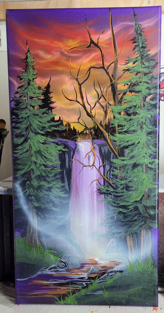 Large waterfall